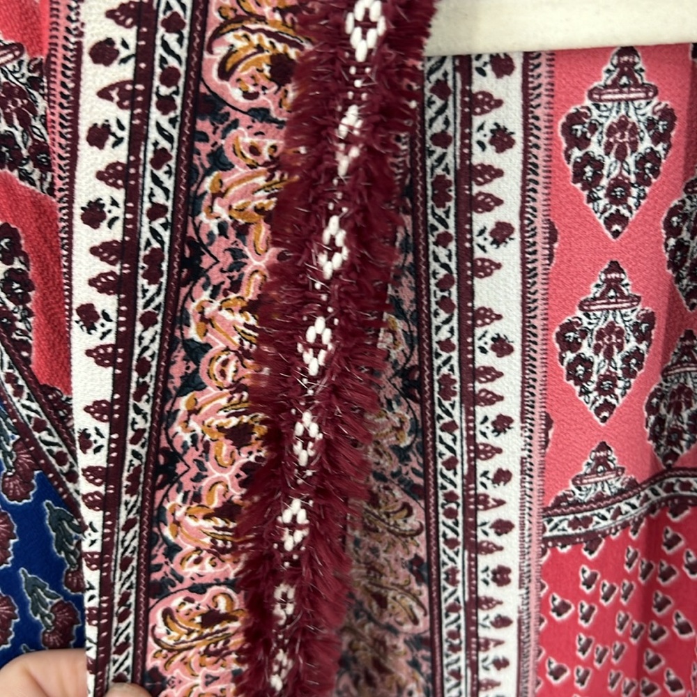 Umgee Patchwork, Open Front Cocoon Style Poncho K… - image 5